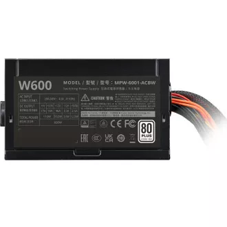 Cooler Master zdroj ELITE NEX 600W 80+, černý Cooler Master zdroj ELITE NEX 600W 80+, černý