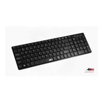 AIREN AiBoard Slim/Drátová USB/CZ layout/Černá