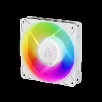 ARCTIC P12 Pro A-RGB (bílá) - 120mm A-RGB PWM ventilátor s rozdělovačem kabelů