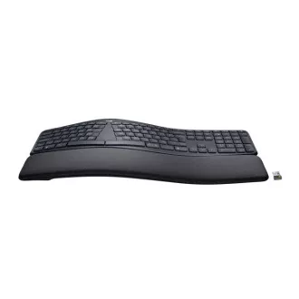 Logitech ERGO K860 for Business/Bezdrátová USB + Bluetooth/US layout/Černá