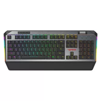 Patriot Viper 765 RGB/Drátová USB/RU layout/Černá-stříbrná