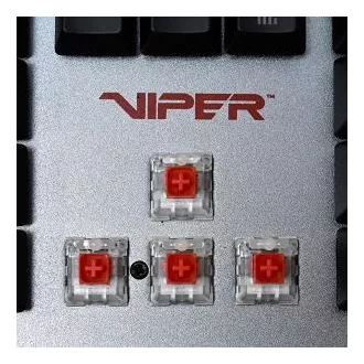 Patriot Viper 765 RGB/Drátová USB/RU layout/Černá-stříbrná