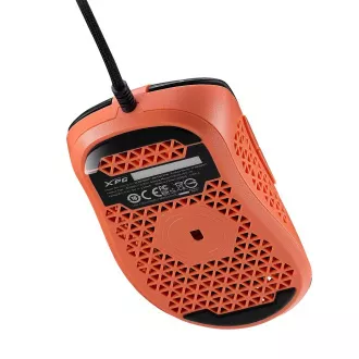 Adata XPG Slingshot Mera Edition/Herní/Optická/Pro praváky/12 000 DPI/Drátová USB/Černá-oranžová