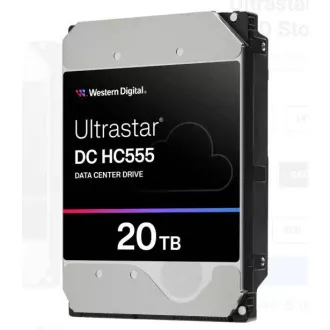 WD Ultrastar DC HC555/20TB/HDD/3.5"/SATA/M.2 SATA/7200 RPM/Stříbrná/5R WD Ultrastar DC HC555/20TB/HDD/3.5"/SATA/M.2 SATA/7200 RPM/Stříbrná/5R