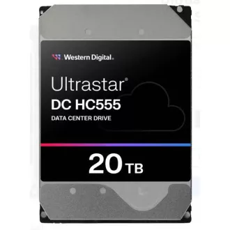 WD Ultrastar DC HC555/20TB/HDD/3.5"/SATA/M.2 SATA/7200 RPM/Stříbrná/5R WD Ultrastar DC HC555/20TB/HDD/3.5"/SATA/M.2 SATA/7200 RPM/Stříbrná/5R