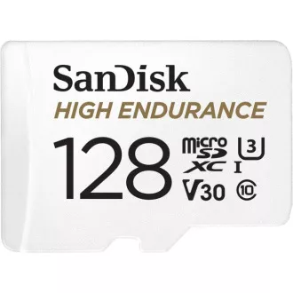 SanDisk High Endurance microSDXC 128GB + adaptér