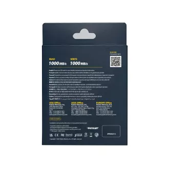 Patriot TRANSPORTER Lite/512GB/SSD/Externí/Černá/3R