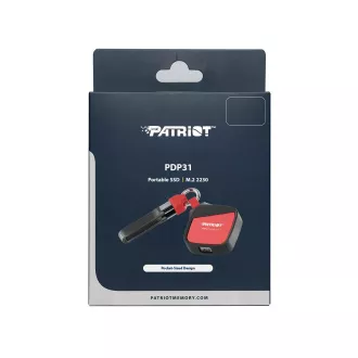 Patriot PDP31/1TB/SSD/Externí/0/Červená/3R