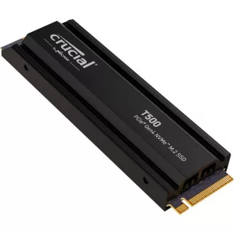 Crucial T500/1TB/SSD/M.2 NVMe/Černá/Heatsink/5R Crucial T500/1TB/SSD/M.2 NVMe/Černá/Heatsink/5R