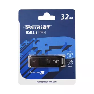 Patriot Xporter 3 Slider/32GB/USB 3.2/USB-A/Černá Patriot Xporter 3 Slider/32GB/USB 3.2/USB-A/Černá