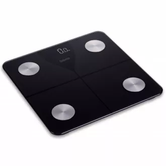 Salente SlimFit, chytrá osobní diagnostická fitness váha, Bluetooth, černá