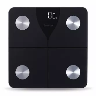 Salente SlimFit, chytrá osobní diagnostická fitness váha, Bluetooth, černá