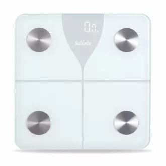 Salente SlimFit, chytrá osobní diagnostická fitness váha, Bluetooth, bílá
