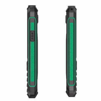EVOLVEO StrongPhone W4, IP68 odolný Dual SIM telefon, 2,8"LCD, 2500mAh, Powerbanka, černo-zelený