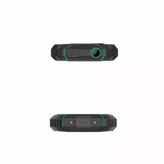 EVOLVEO StrongPhone W4, IP68 odolný Dual SIM telefon, 2,8"LCD, 2500mAh, Powerbanka, černo-zelený