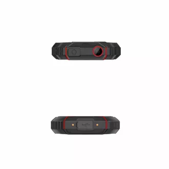 EVOLVEO StrongPhone W4, IP68 odolný Dual SIM telefon, 2,8"LCD, 2500mAh, Powerbanka, černo-červený