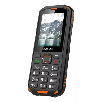 EVOLVEO StrongPhone X5, vodotěsný odolný Dual SIM telefon, černo-oranžová EVOLVEO StrongPhone X5, vodotěsný odolný Dual SIM telefon, černo-oranžová