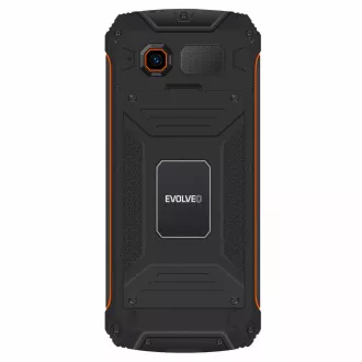 EVOLVEO StrongPhone Z6, vodotěsný odolný Dual SIM telefon, černo-oranžová - Použité