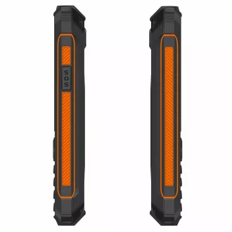 EVOLVEO StrongPhone Z6, vodotěsný odolný Dual SIM telefon, černo-oranžová - Použité