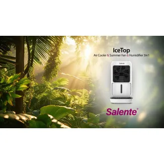 Salente IceTop, stolní ochlazovač & ventilátor & zvlhčovač vzduchu 3v1, bílý