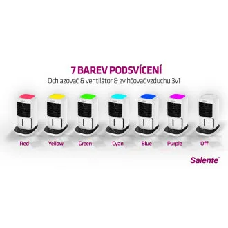 Salente IceTop, stolní ochlazovač & ventilátor & zvlhčovač vzduchu 3v1, bílý