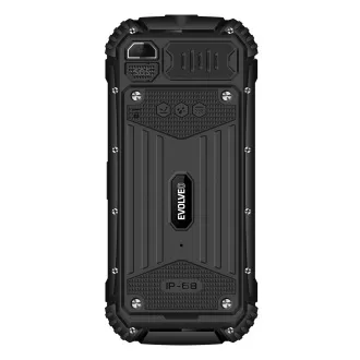 EVOLVEO StrongPhone Q1, IP68 odolný Dual SIM telefon, 2,4"LCD, 1800mAh, černý