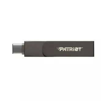Patriot iLuxe Stick C MFi/128GB/USB 3.2/Lightning + USB-C/Černá Patriot iLuxe Stick C MFi/128GB/USB 3.2/Lightning + USB-C/Černá