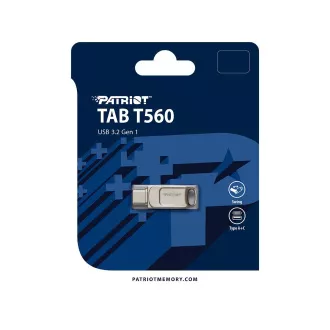 Patriot TAB T560/256GB/USB 3.2/USB-A + USB-C/Stříbrná