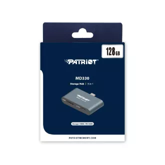 128GB Patriot HUB + úložiště MD300 USB-C+ HDMI 128GB Patriot HUB + úložiště MD300 USB-C+ HDMI