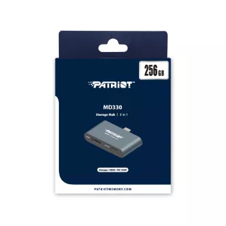 256GB Patriot HUB + úložiště MD300 USB-C+ HDMI