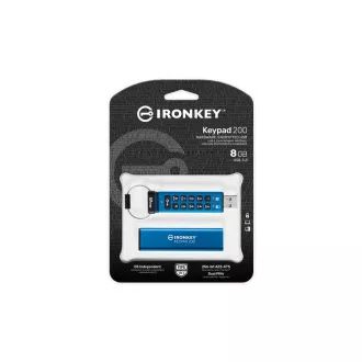 P200/8GB/145MBps/USB 3.2/USB-A/+ Adaptér/Modrá P200/8GB/145MBps/USB 3.2/USB-A/+ Adaptér/Modrá