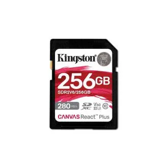 Kingston Canvas React Plus/SDXC/256GB/UHS-II U3 / Class 10 - Rozbalené