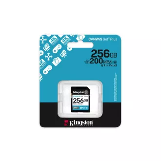 Kingston Canvas Go Plus/SDXC/256GB/UHS-I U3 / Class 10