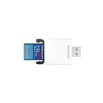 Samsung/SDXC/128GB/USB 3.0/USB-A/Class 10/+ Adaptér/Modrá
