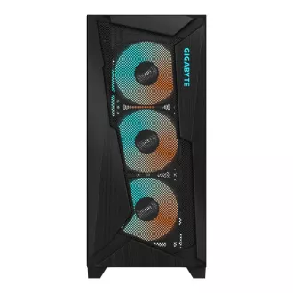 GIGABYTE C301 GLASS/Midi Tower/Transpar./Černá