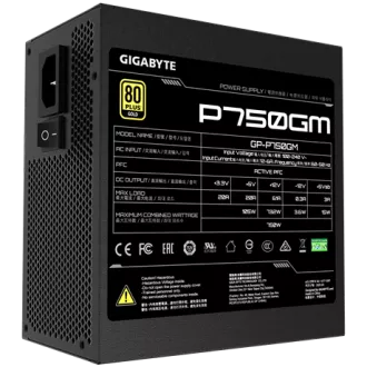 GIGABYTE P750GM/750W/ATX/80PLUS Gold/Modular/Retail