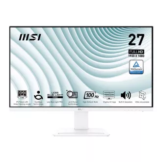 MSI Pro/MP273AW/27"/IPS/FHD/100Hz/1ms/White/2R MSI Pro/MP273AW/27"/IPS/FHD/100Hz/1ms/White/2R