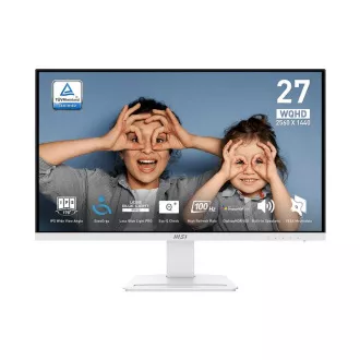 MSI Pro/MP273QW E2/27"/IPS/QHD/100Hz/1ms/Bílá/3R