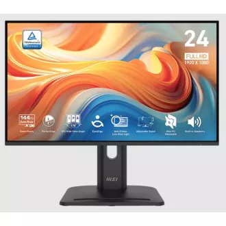 MSI Pro/MP245PG E14/23,8"/IPS/FHD/144Hz/1ms/Černá/3R