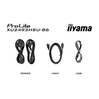 iiyama ProLite/XU2493HSU-B7/23,8"/IPS/FHD/100Hz/1ms/Black/3R