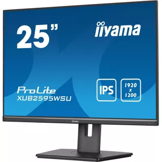 iiyama ProLite/XUB2595WSU-B5/25"/IPS/FHD/75Hz/4ms/Black/3R