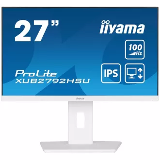 iiyama ProLite/XUB2792HSU-W6/27"/IPS/FHD/100Hz/0,4ms/White/3R iiyama ProLite/XUB2792HSU-W6/27"/IPS/FHD/100Hz/0,4ms/White/3R