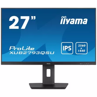 iiyama ProLite/XUB2793QSU-B7/27"/IPS/QHD/100Hz/1ms/Black/3R iiyama ProLite/XUB2793QSU-B7/27"/IPS/QHD/100Hz/1ms/Black/3R