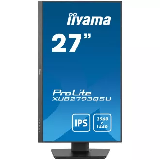 iiyama ProLite/XUB2793QSU-B7/27"/IPS/QHD/100Hz/1ms/Black/3R iiyama ProLite/XUB2793QSU-B7/27"/IPS/QHD/100Hz/1ms/Black/3R
