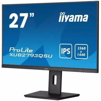 iiyama ProLite/XUB2793QSU-B7/27"/IPS/QHD/100Hz/1ms/Black/3R iiyama ProLite/XUB2793QSU-B7/27"/IPS/QHD/100Hz/1ms/Black/3R