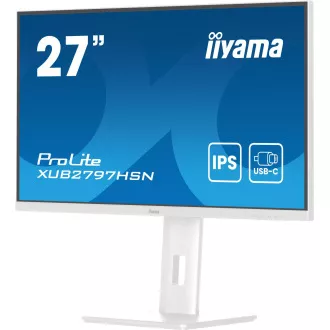 iiyama ProLite/XUB2797HSN-W2/27"/IPS/FHD/100Hz/1ms/White/3R
