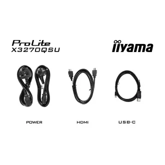 iiyama ProLite/X3270QSU-B1/31,5"/IPS/QHD/100Hz/3ms/Black/3R