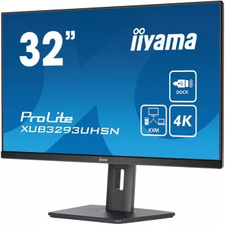 iiyama ProLite/XUB3293UHSN-B5/31,5"/IPS/4K UHD/60Hz/4ms/Black/3R
