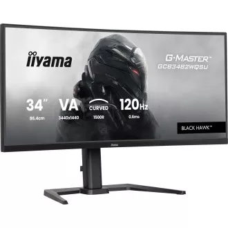 iiyama G-Master/GCB3482WQSU-B1/34"/VA/wQHD/120Hz/0,6ms/Black/3R