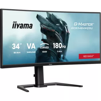 iiyama G-Master/GCB3484WQSU-B1/34"/VA/wQHD/180Hz/0,4ms/Černá/3R